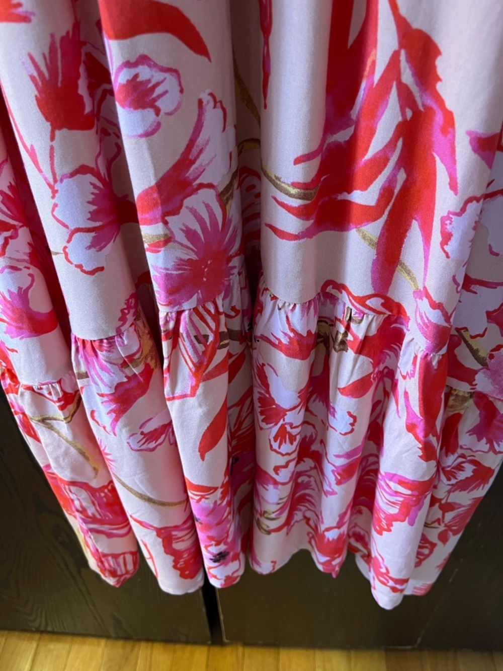Onshore 3/4 sleeved one size maxi flowery dress. NWT - Picture 6 of 13